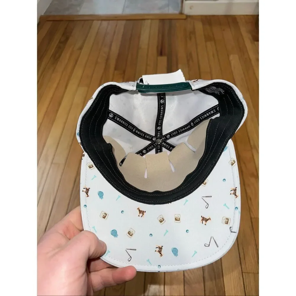 NWT Swannies Golf Pierce Golf Hat Snapback Mid Crown 6 Panel